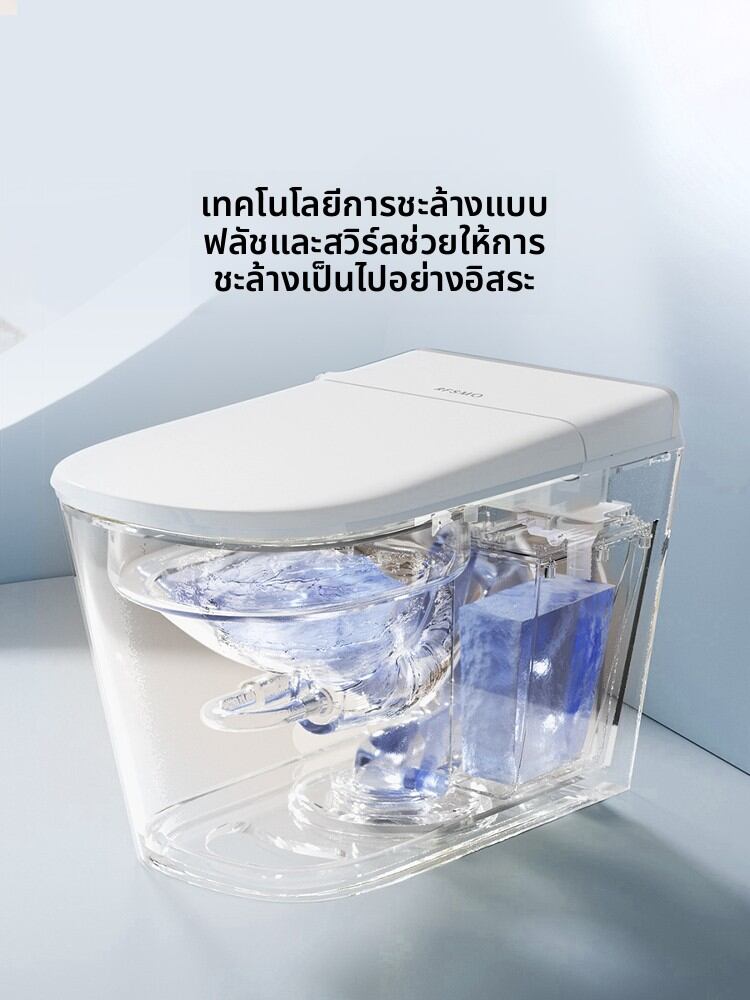 RESMO | Smart Foam Shield Microwave Sensor One-Piece Toilet ราคา 19,831 บาท*ส่งฟรี