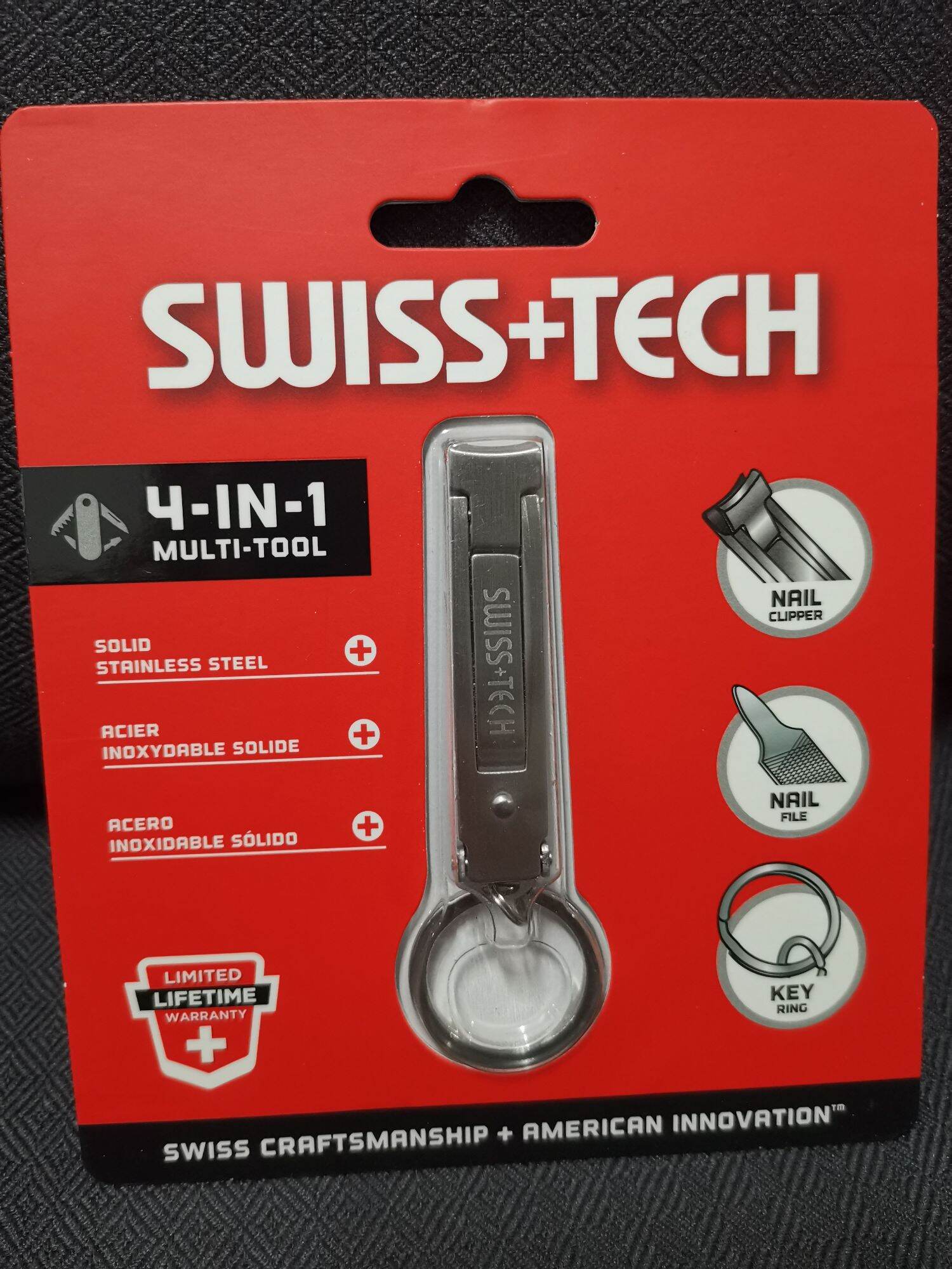 มัลติทูลส์ 4IN1 ST10629 SWISS+TECH ที่ตัดเล็บ Lazada.co.th