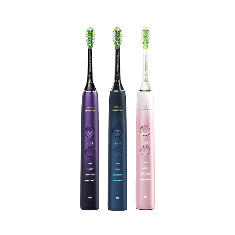 เครื่องใช้ไฟฟ้าภายในบ้าน Philips แปรงสีฟันไฟฟ้า Sonic สำหรับผู้ใหญ่พร้อมฐานชาร์จ Diamond 9 Series HX9911 ราคา 12,775 บาท*ส่งฟรี