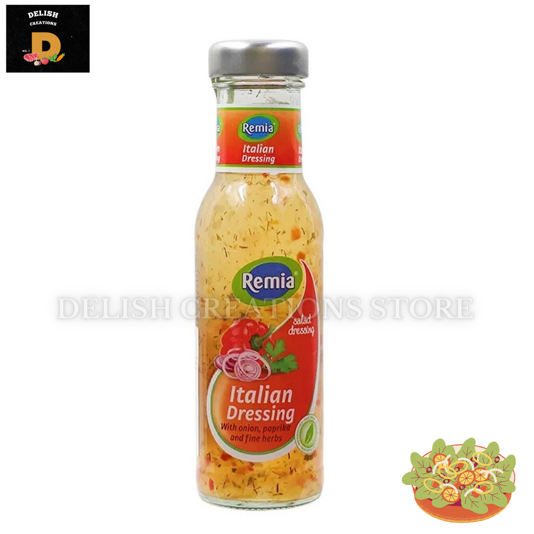 REMIA ITALIAN ISLAND SALAD DRESSING 250ML.อิตาเลียน สลัด เดรสซิ่ง