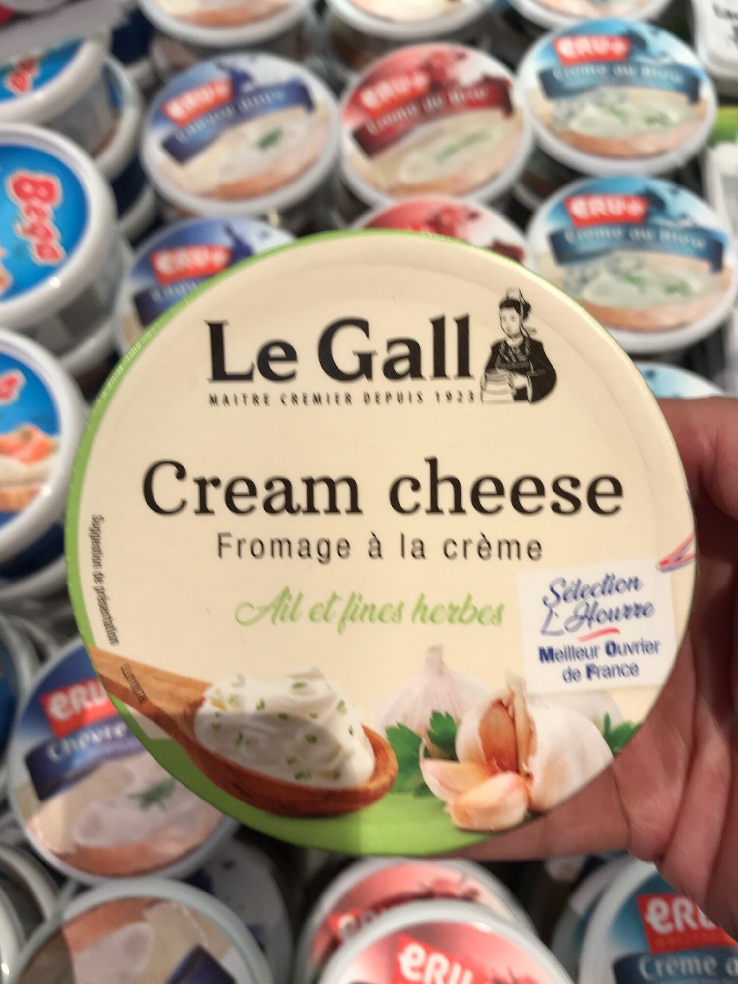 AMPM ESTORE ส่งความอร่อยกับ Le Gall cream cheese with herb 150g France