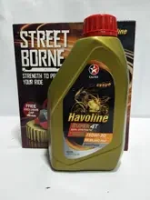 ภาพขนาดย่อของภาพหน้าปกสินค้าน้ำมันเครื่อง: กึ่งสังเคราะ์ CALTEX HAVOLINE SUPER 4T SEMI-SYNTHETIC SUPERIOR HEAT PROTRCTION 10W - 40 ,10W - 30 ขนาด0.8L สำหรับรถมอเตอร์ไซด์. หัวฉีด คาร์บูเรเตอร์ จากร้าน Inthai Auto Parts บน Lazada ภาพที่ 1