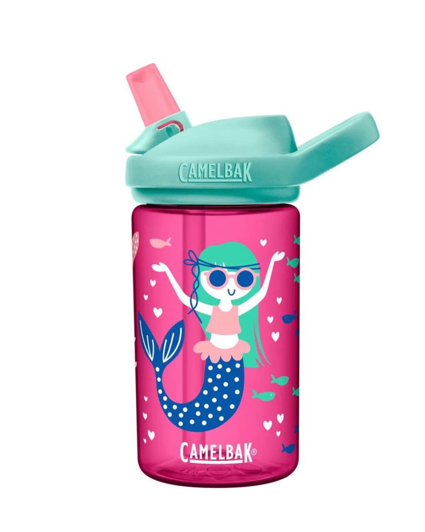 CamelBak Kids Eddy Water Bottle, 0.4 L, Elephant Love 