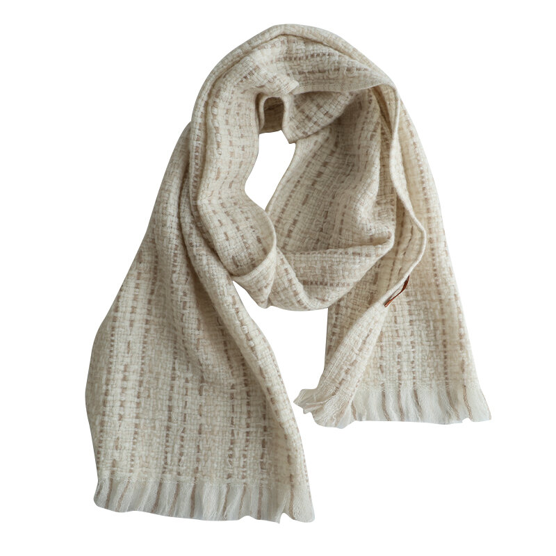 YINGMEI | Warm Knit Women's 100% Cashmere Scarf ราคา 2,589 บาท*ส่งฟรี