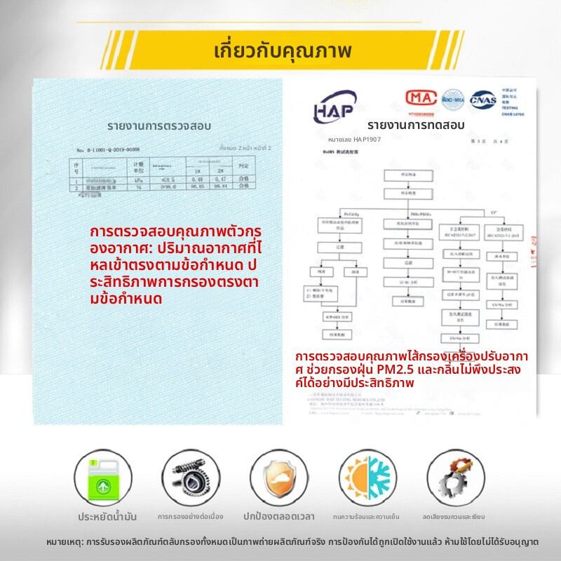 HUARUIYUAN | Air Filter for Mitsubishi V31V33 Pajero 4G64 ราคา 310 บาท*ส่งฟรี