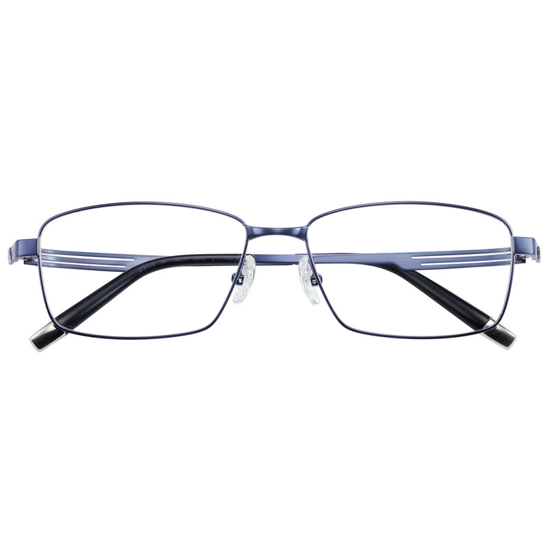 RIGO | Large Face Suitable Titanium Business Square Blue Eyeglass Frames 58mm ราคา 6,080 บาท*ส่งฟรี