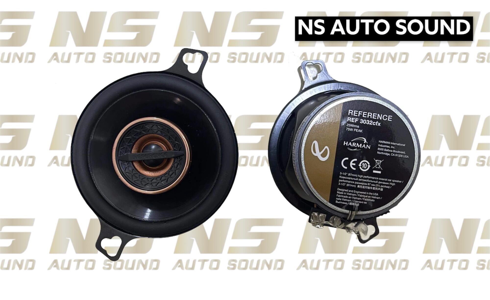 infinity by HARMAN ลำโพงเสียงกลางแหลม ขนาดดอก 3.5นิ้ว แกนร่วม กำลังขับ