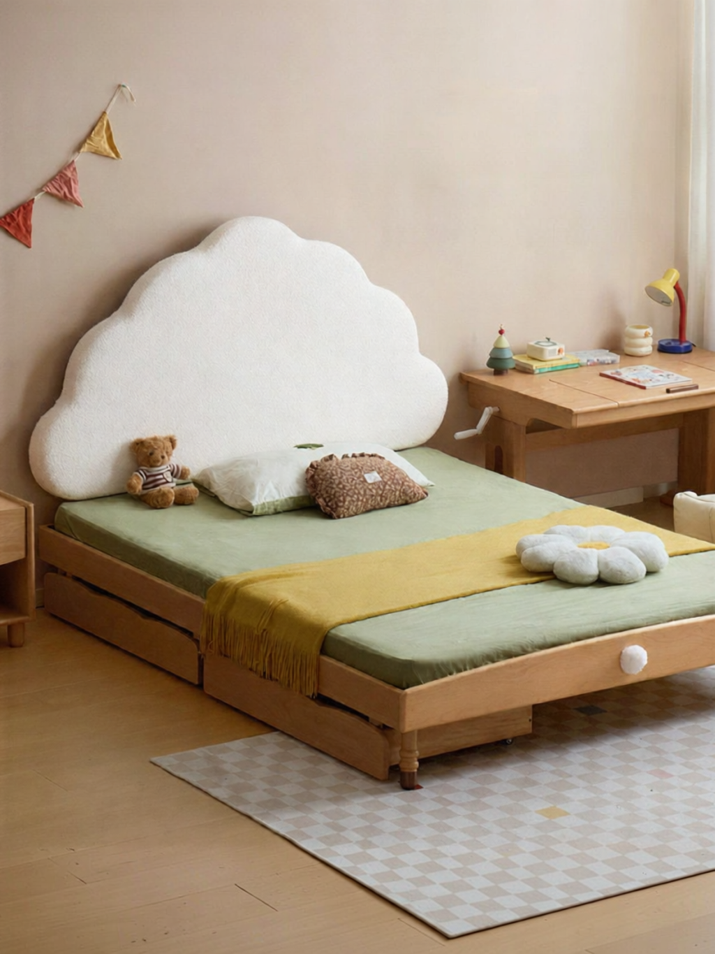 WEISHA | Adjustable Wooden Sofa Bed For Kids ราคา 22,093 บาท*ส่งฟรี