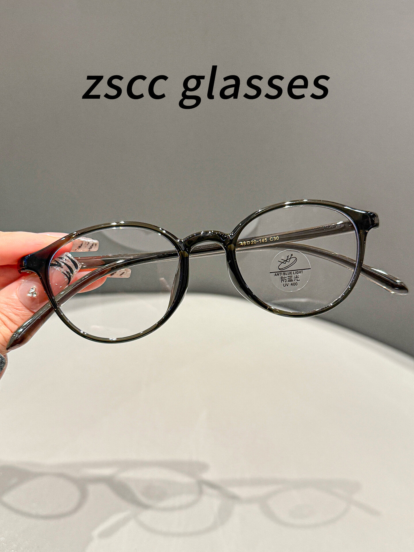 ZSCC | Beautifying Small Frame Green Glasses for Women ราคา 353 บาท*ส่งฟรี