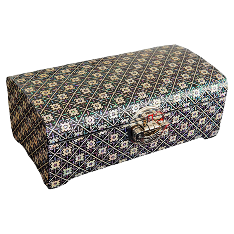 JINBEICHUANSHUO | Princess Chinese Style Wooden Jewelry Box with Lock ราคา 84,227 บาท*ส่งฟรี