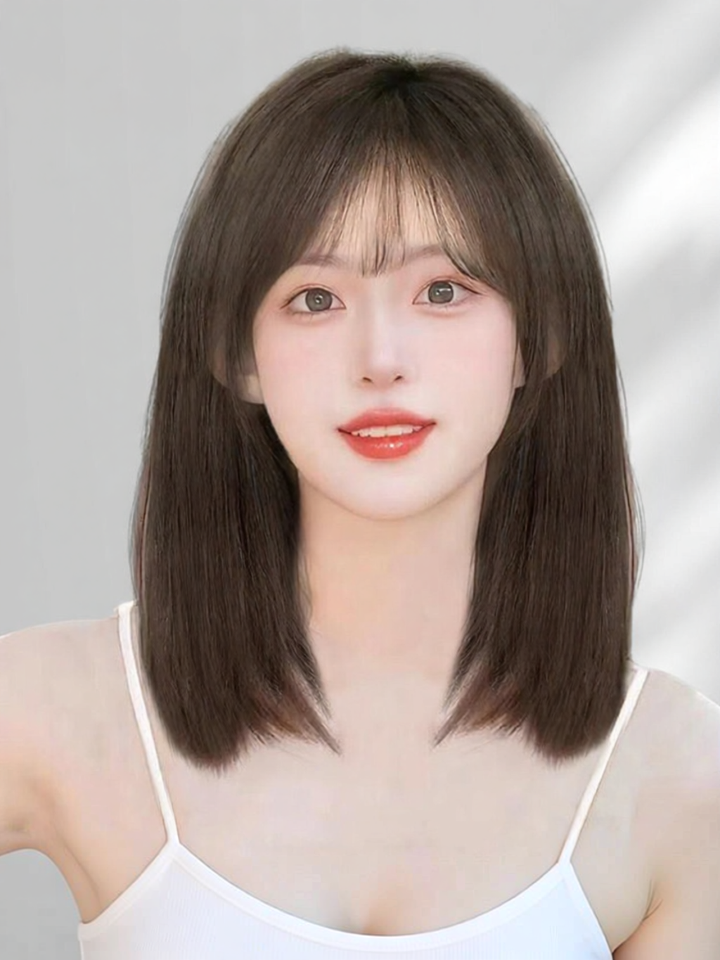 MENGSIQIAN | Natural Aging Reducing Human Hair Wig Lace Front ราคา 21,302 บาท*ส่งฟรี