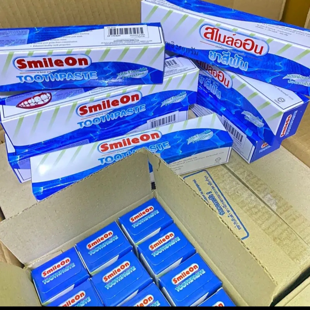 ยาสีฟันสไมล์ SmileOn ยาสีฟันซูเลียน จำนวน 12 หลอด ราคา 1,590 บาท*ส่งฟรี