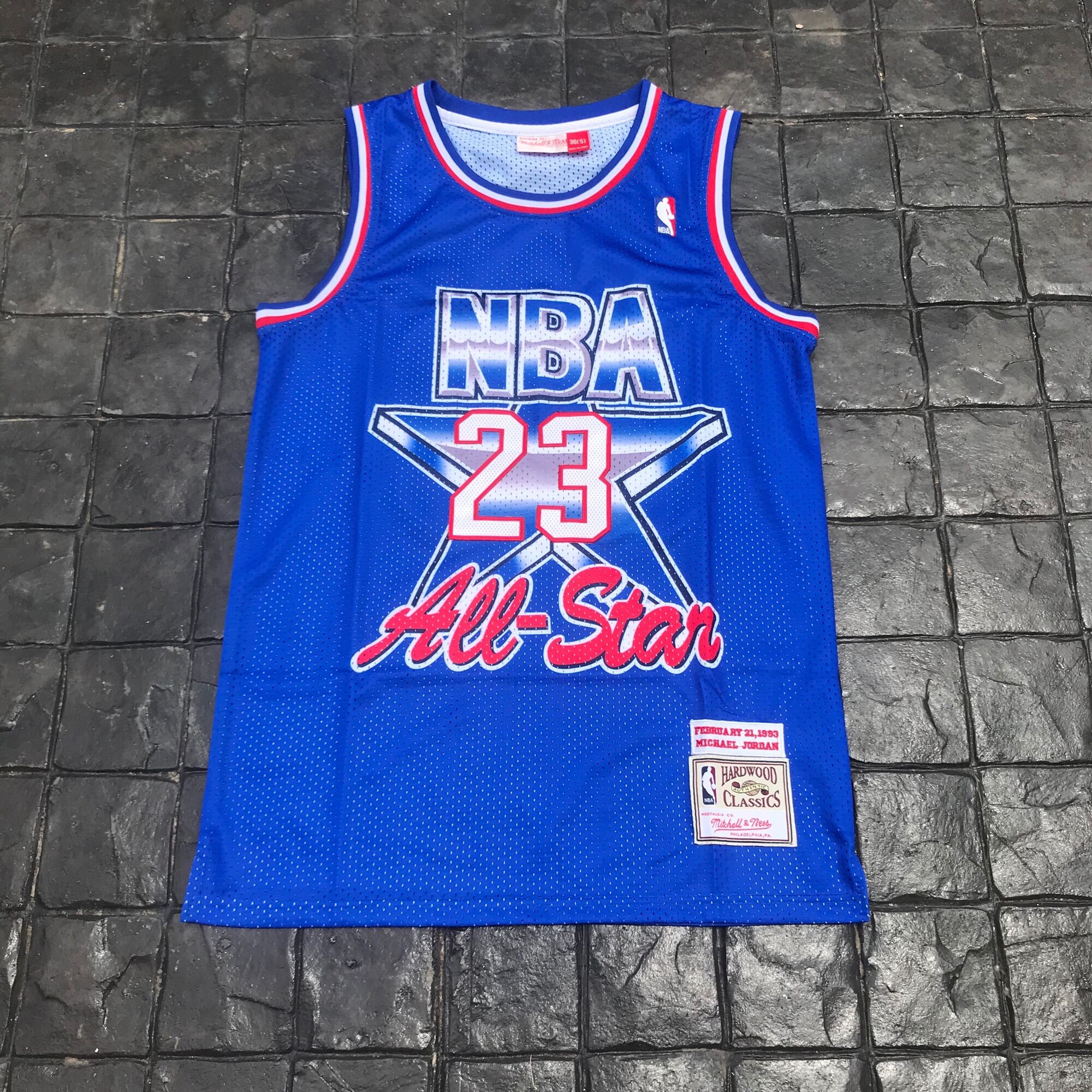 เสื้อบาสเกตบอลbasketball.jerseys(พร้อมจัดส่ง)#All-star(1993).23.jordan.