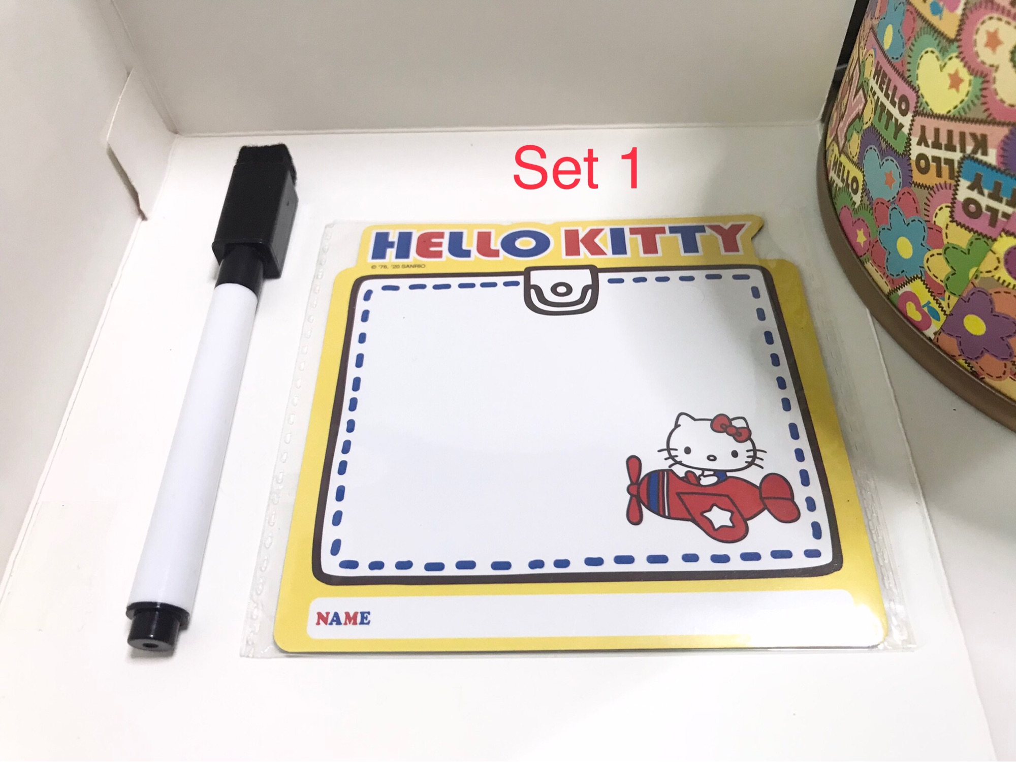 กระดานไวท์บอร์ดการ์ตูน ปากกาลบได้ ที่ติดตู้เย็น whiteboard magnet เฮลโล คิตตี้ Hello Kitty สินค้าพรีเมี่ยม