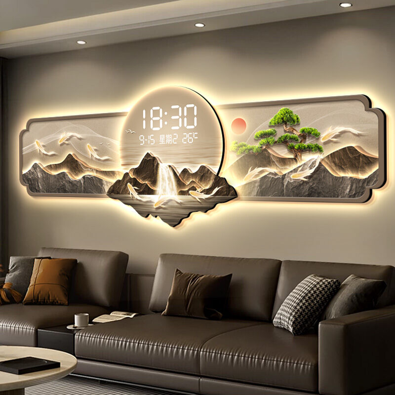 XIANGTUYIN | Elegant Luxury Nine Fish & Welcoming Pine Decorative Painting ราคา 5,423 บาท*ส่งฟรี