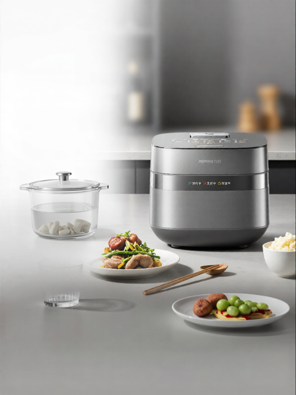Joyoung | IH Heating Titanium Far Infrared No Coating Low Sugar Smart Rice Cooker 4L ราคา 11,302 บาท*ส่งฟรี