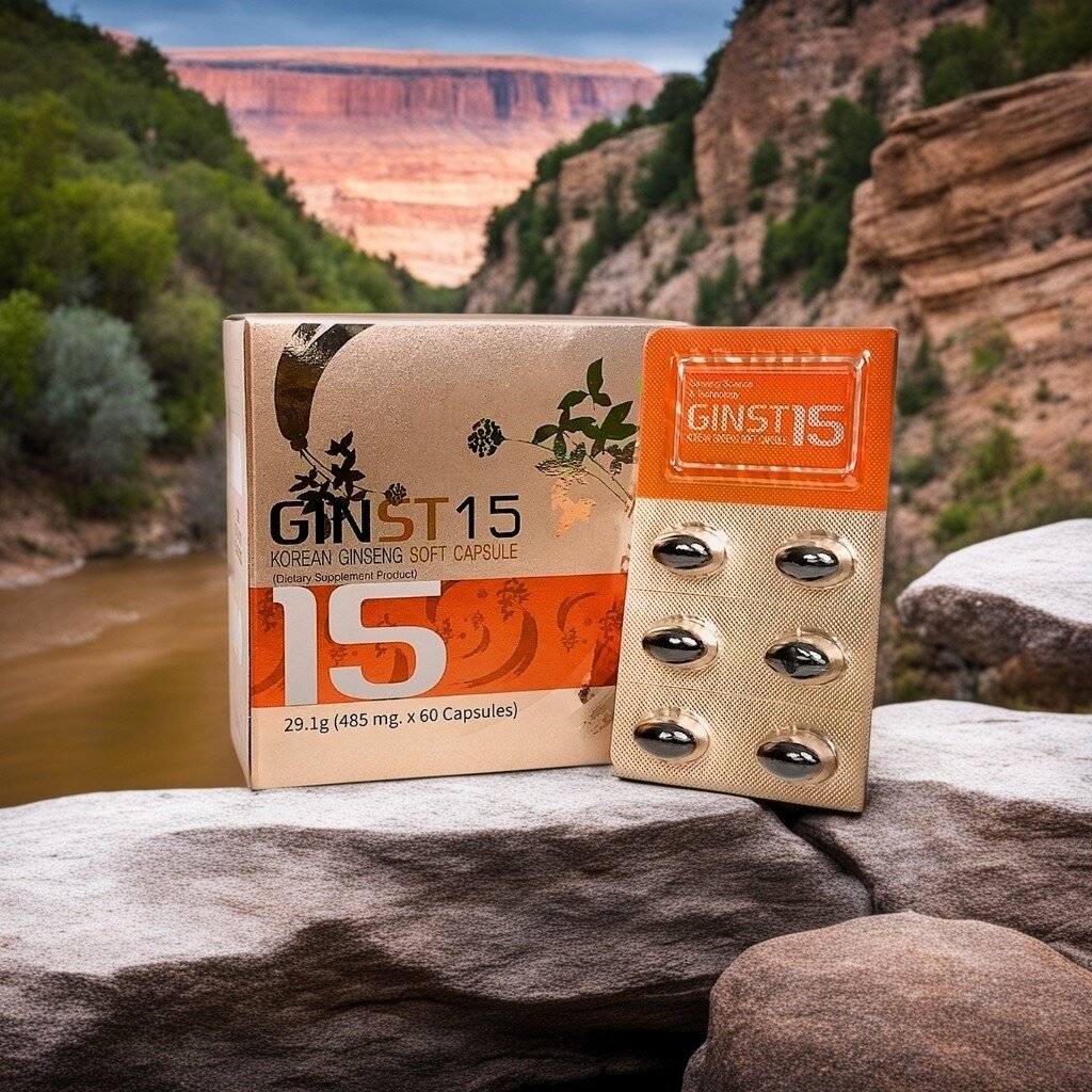 จิน 15 โคเรียน จินเส็ง ซอฟท์ แคปซูล (60 เม็ด) แถม โกโก้ผสมโสม 150 กรัม (10 ซอง) โสมเกาหลี โสมเกาหลีแคปซูนโสมสกัด ginseng ราคา 2,595 บาท*ส่งฟรี