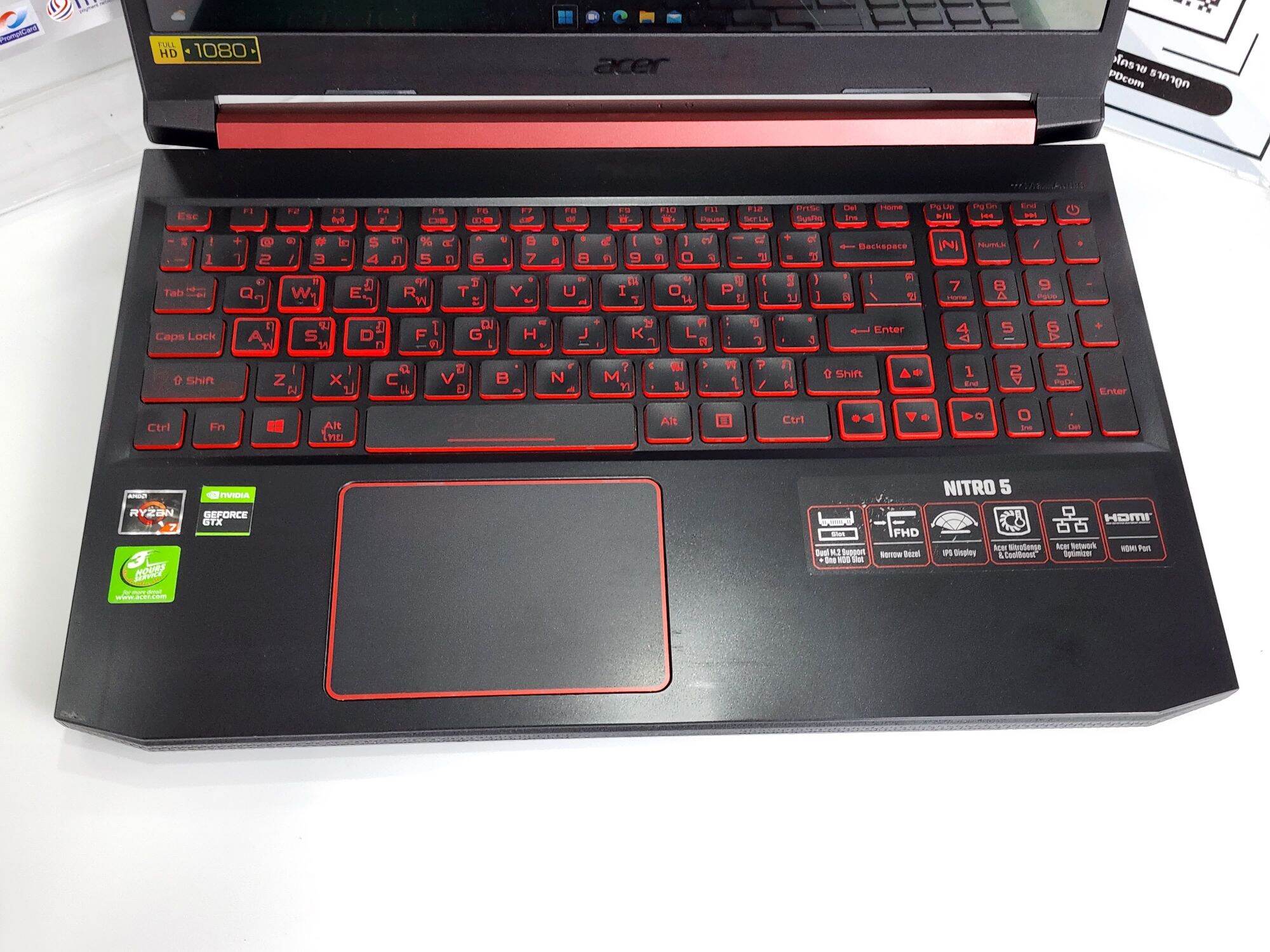 Acer Nitro 5 An515 43 R1qy โน๊ตบุ๊คเกมมิ่ง Gaming Notebook พีดีคอม แมค Thaipick 2810