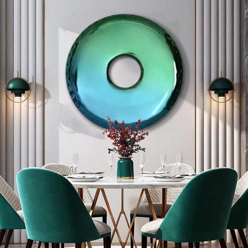 [YUSAN | Customizable Metal Plated Stainless Steel Abstract Donut Artwork,YUSAN | Customizable Metal Plated Stainless Steel Abstract Donut Artwork,] ราคา 19,981 บาท*ส่งฟรี