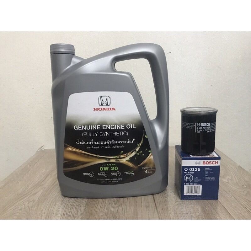 HONDAน้ำมันเครื่องฮอนด้า0w20แท้+กรองน้ำมันเครื่อง | Lazada.co.th