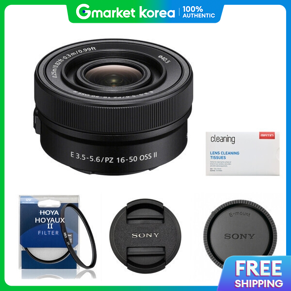 Sony | Selp16502 Lens with Front and Rear Caps Included F3.5-5.6 Oss Ii Bundle + Hoya Filter + 50 Sheets ราคา 4,167 บาท*ส่งฟรี