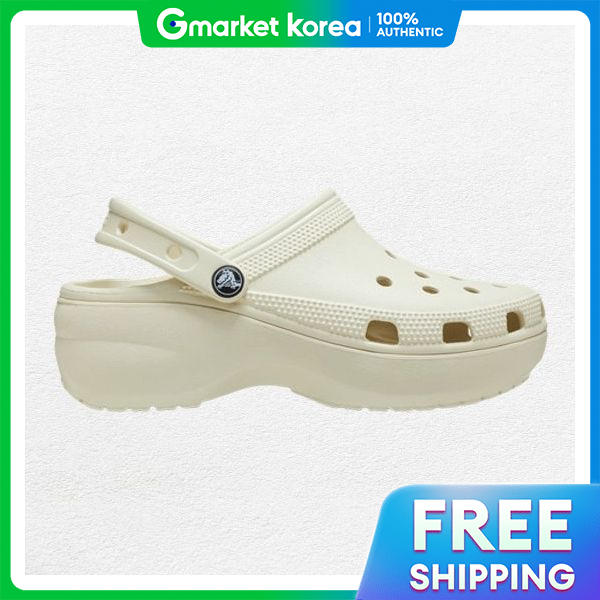 Crocs(ครอคส์) | Classic Platform Clog Bone Women's (206750-2Y2) ราคา 3,591 บาท*ส่งฟรี