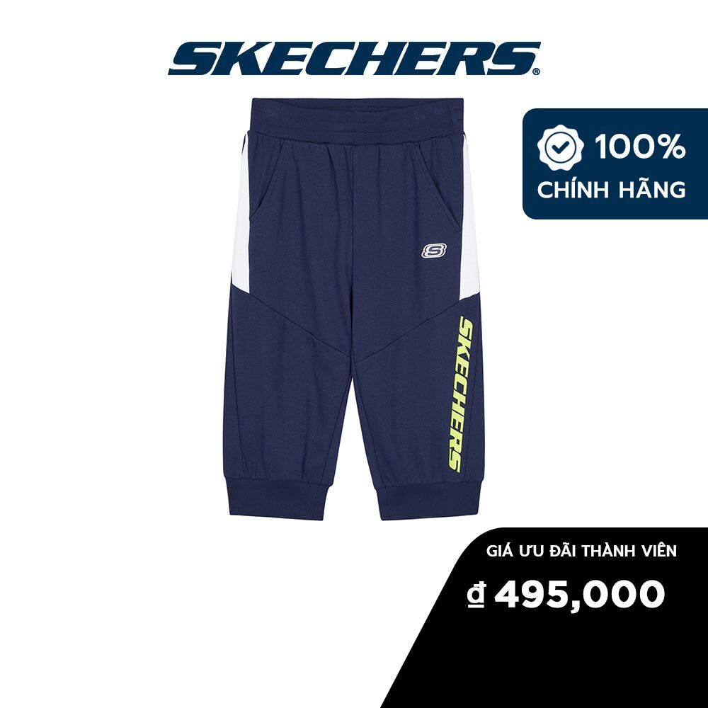 Skechers bé trai quần lửng đi học, đi bộ, hằng ngày - l222b121-007d