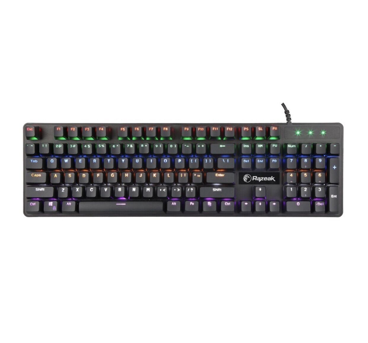 HUNTER RK-X16 RAZEAK MECHANICAL KEYBOARD BLUE SWITCH HUNTER RK-X16 RAZEAK MECHANICAL KEYBOARD BLUE SWITCH
