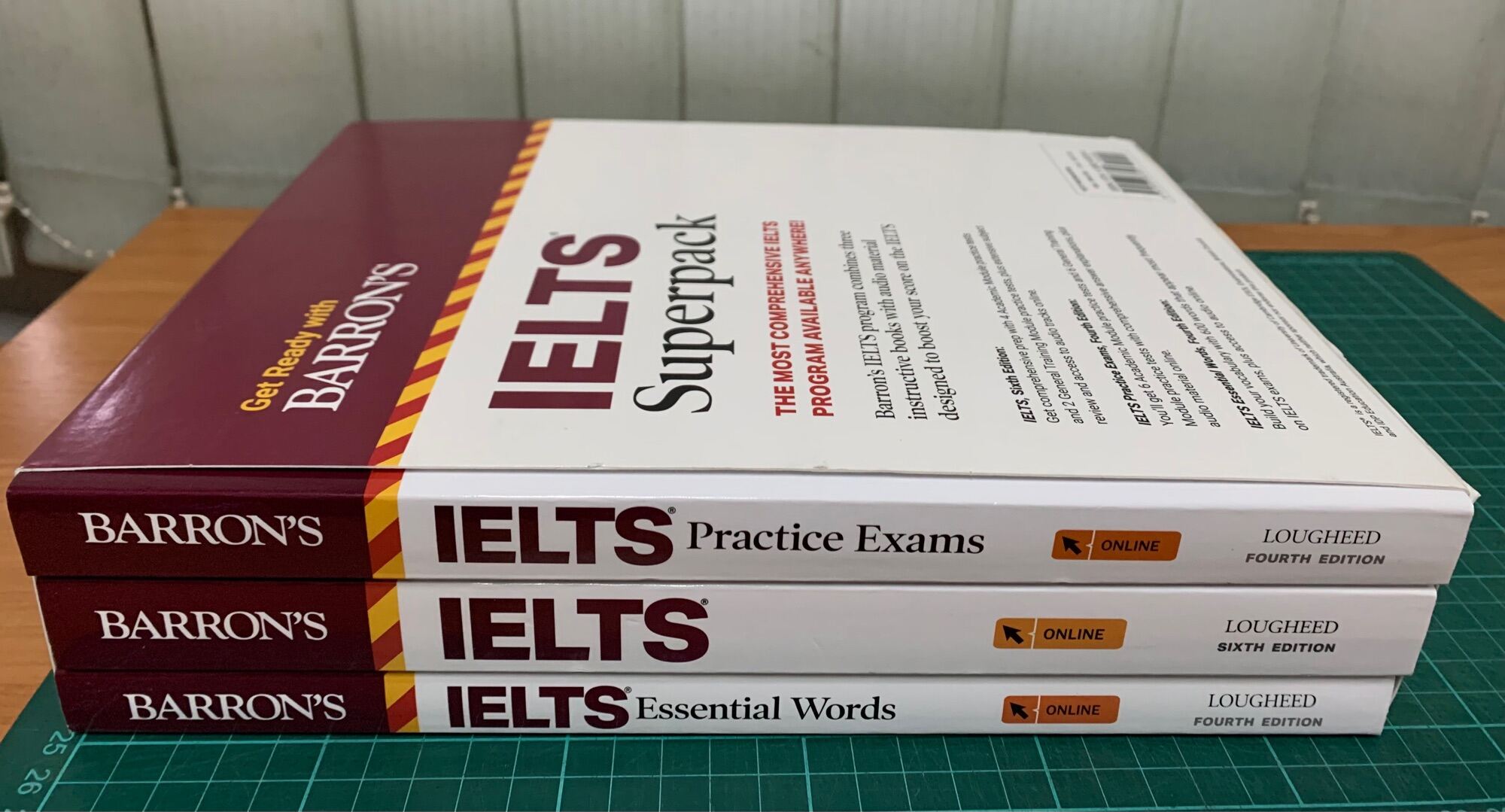 BARRON'S IELTS SUPERPACK (5ED) By DK Today (ชำรุดหน้า 49 กล่องบุบ รับตามสภาพ)