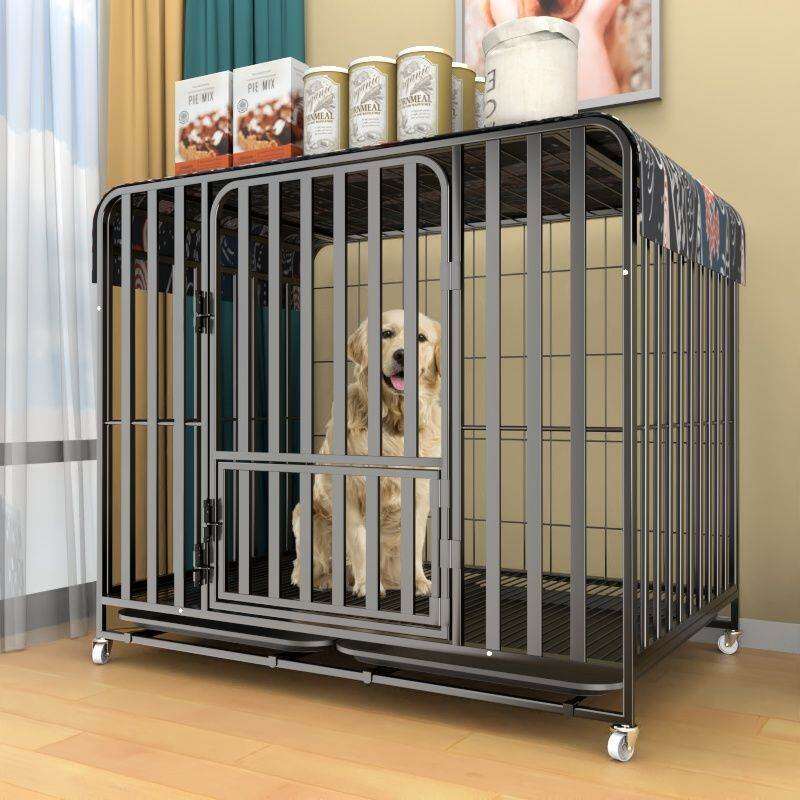 ZHENTAIYUAN | Indoor & Outdoor Large Medium Dog Cage with Toilet ราคา 1,104 บาท*ส่งฟรี