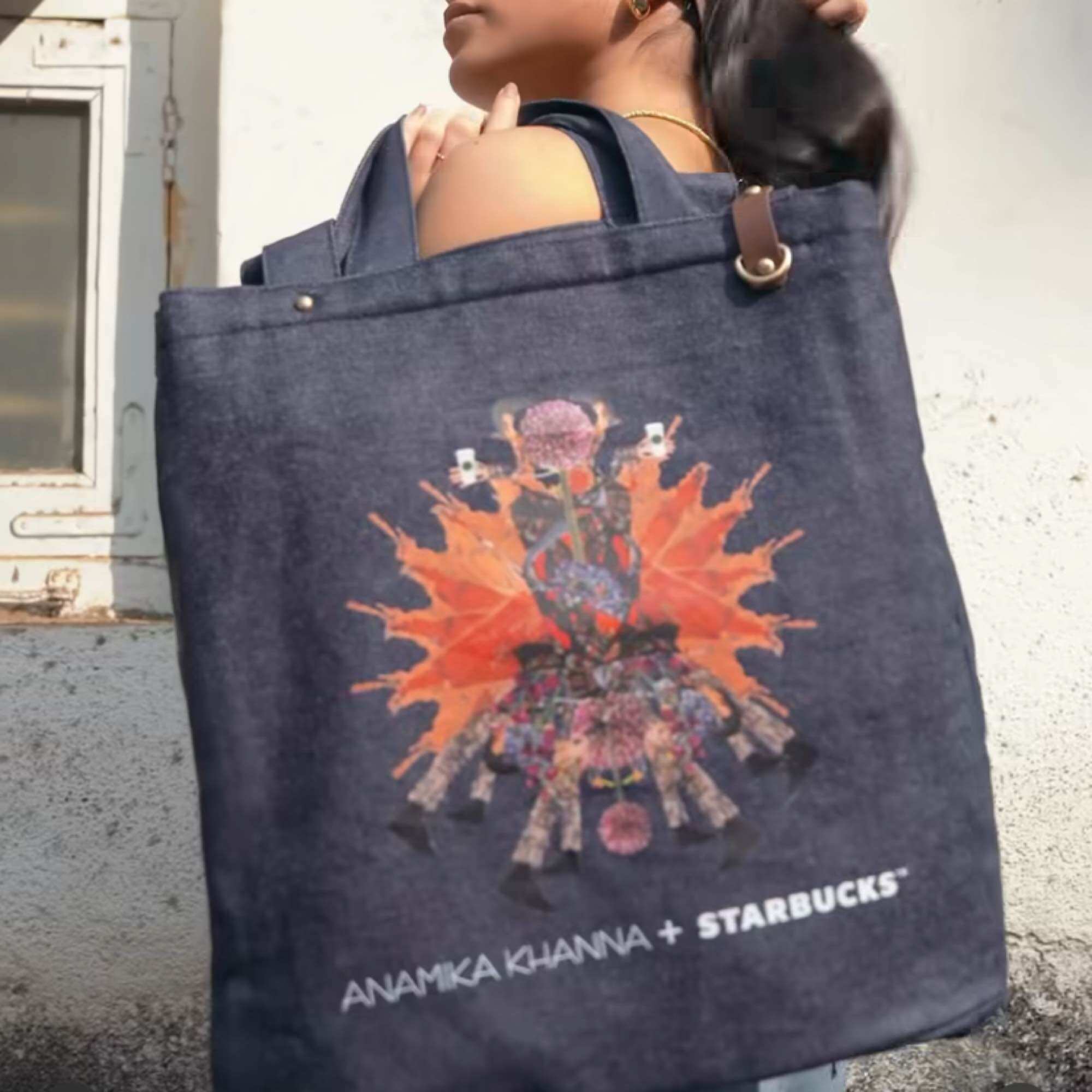 Starbucks Anamika Khanna Tole Bag แท้?INDIA | Lazada.co.th