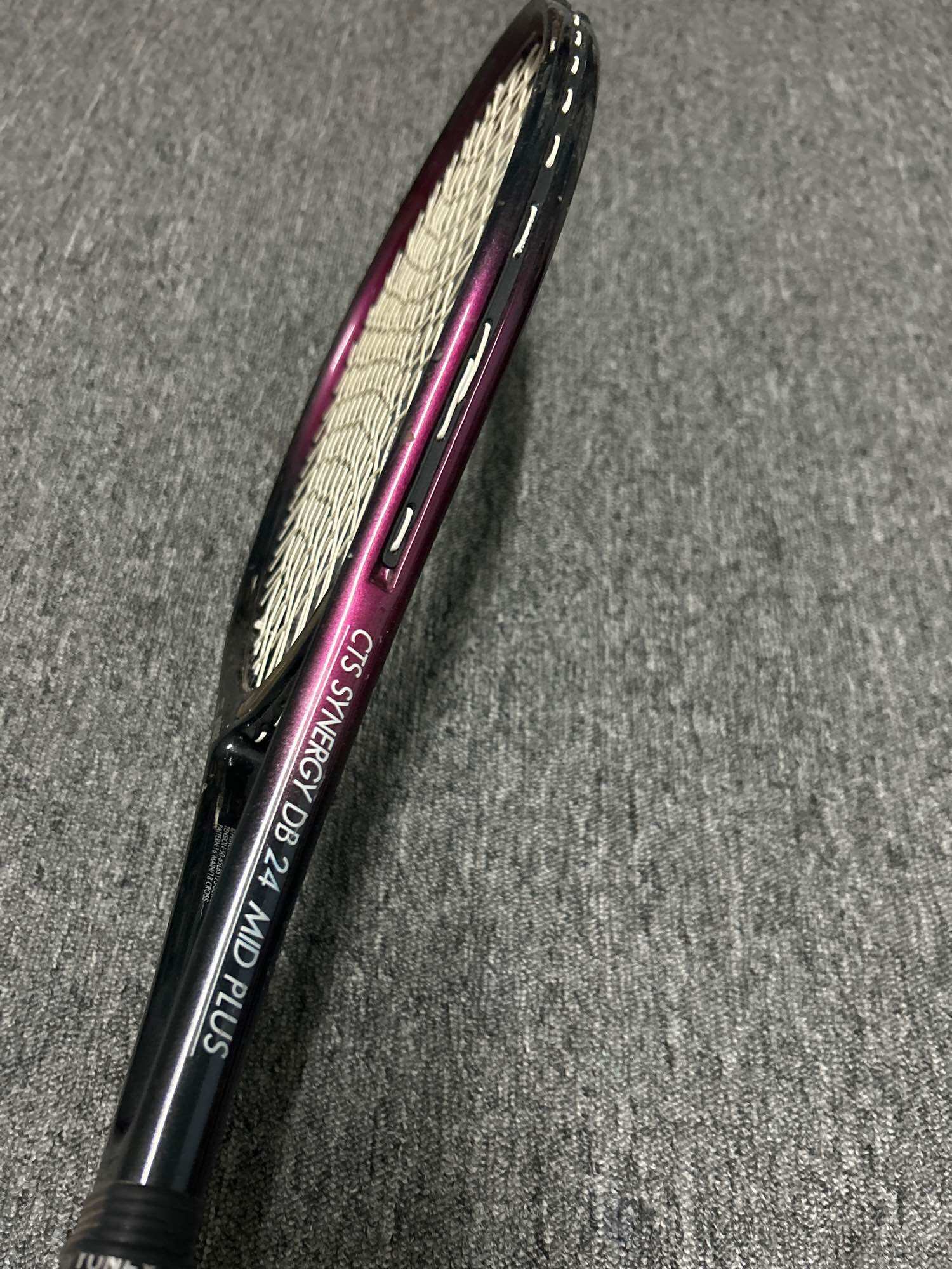 Prince CTS Synergy 24 Mid Plus Tennis Racket, With Case