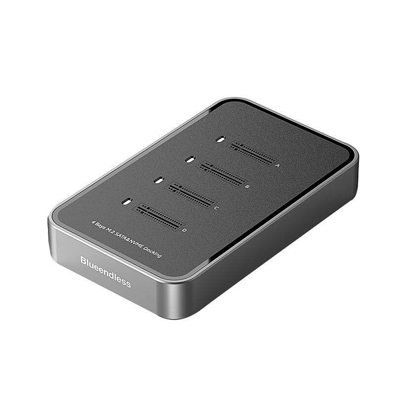Blueendless | External M.2 NVME/SATA Protocol 4-bay Hard Disk Box ราคา 2,419 บาท*ส่งฟรี