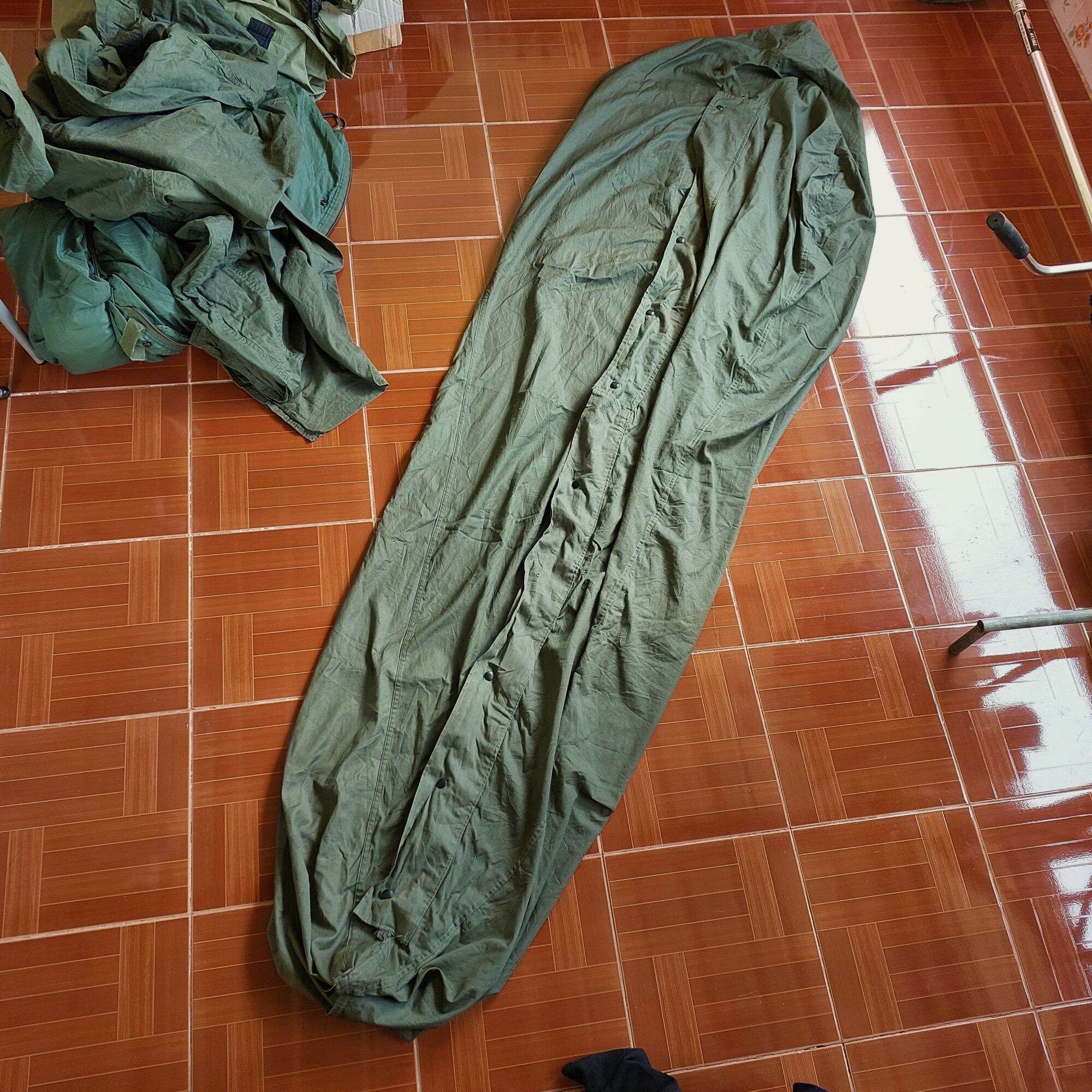 🇺🇲 เปลือกถุงนอนทหารสหรัฐ ปี1944 US MILITARY SLEEPING BAG CASE M1945
