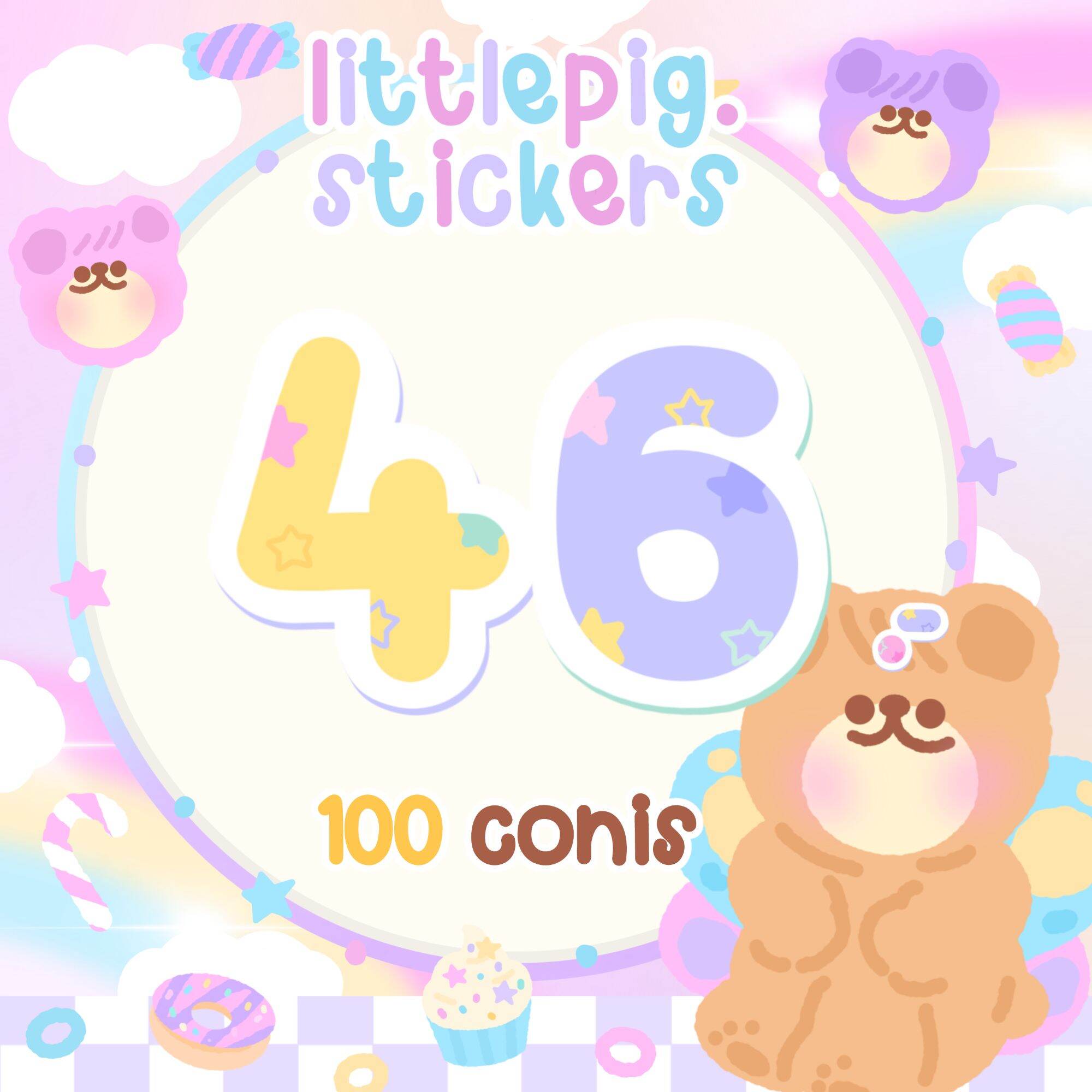 สติ๊กเกอร์ไลน์ สติกเกอร์ไลน์ ธีมไลน์ อิโมจิไลน์ เมโลดี้ไลน์ 100 เหรียญ เหรียญแท้ไม่มีหาย 🚫ส่งเป็นgift🚫 🍄เหรียญแท้🍄 ราคา 50 บาท*ส่งฟรี