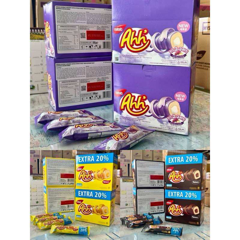 Ahh'Nabati ขนมข้าวโพดอบกรอบ ชีสแท่ง เพิ่มปริมาณ 20% ราคา 42 บาท*ส่งฟรี