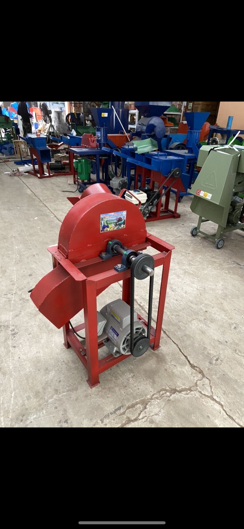 Chaff cutter machine เครื่องสับหญ้า สับกล้วย MS.3 (มอเตอร์ 1.5HP, มอเตอร์ 1HP, เครื่องเปล่าแท่นมอเตอร์ , เครื่องเปล่า แท่นเครื่องยนต์ )