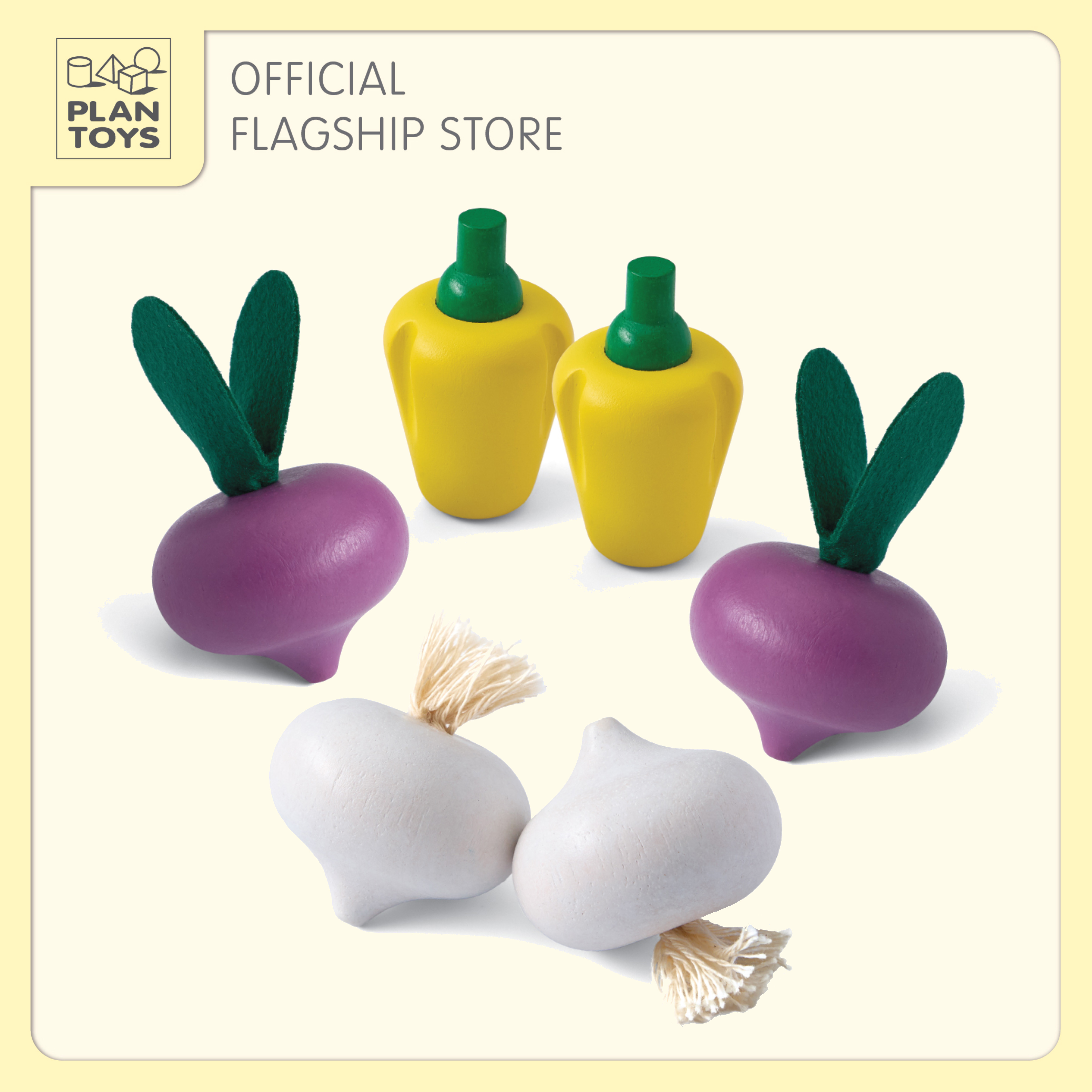 PlanToys ของเล่นไม้ Fresh Produce Set C ชุดผักผลไม้สด C เสริมพัฒนาการ เด็กอายุ 18 เดือน ขึ้นไป ราคา 600 บาท*ส่งฟรี