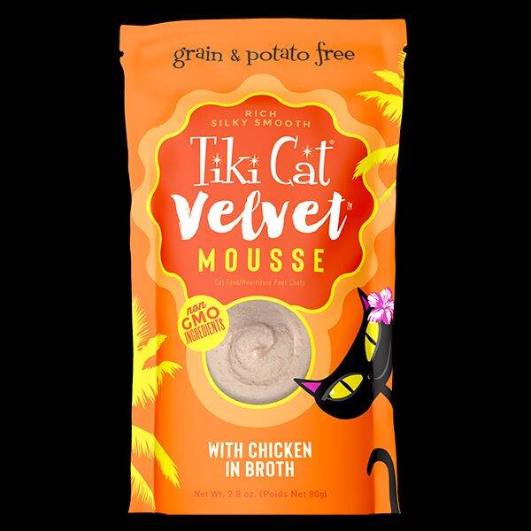 Tiki Cat Velvet Mousse มูสแมว แสนอร่อย 80 กรัม/ซอง Lazada.co.th