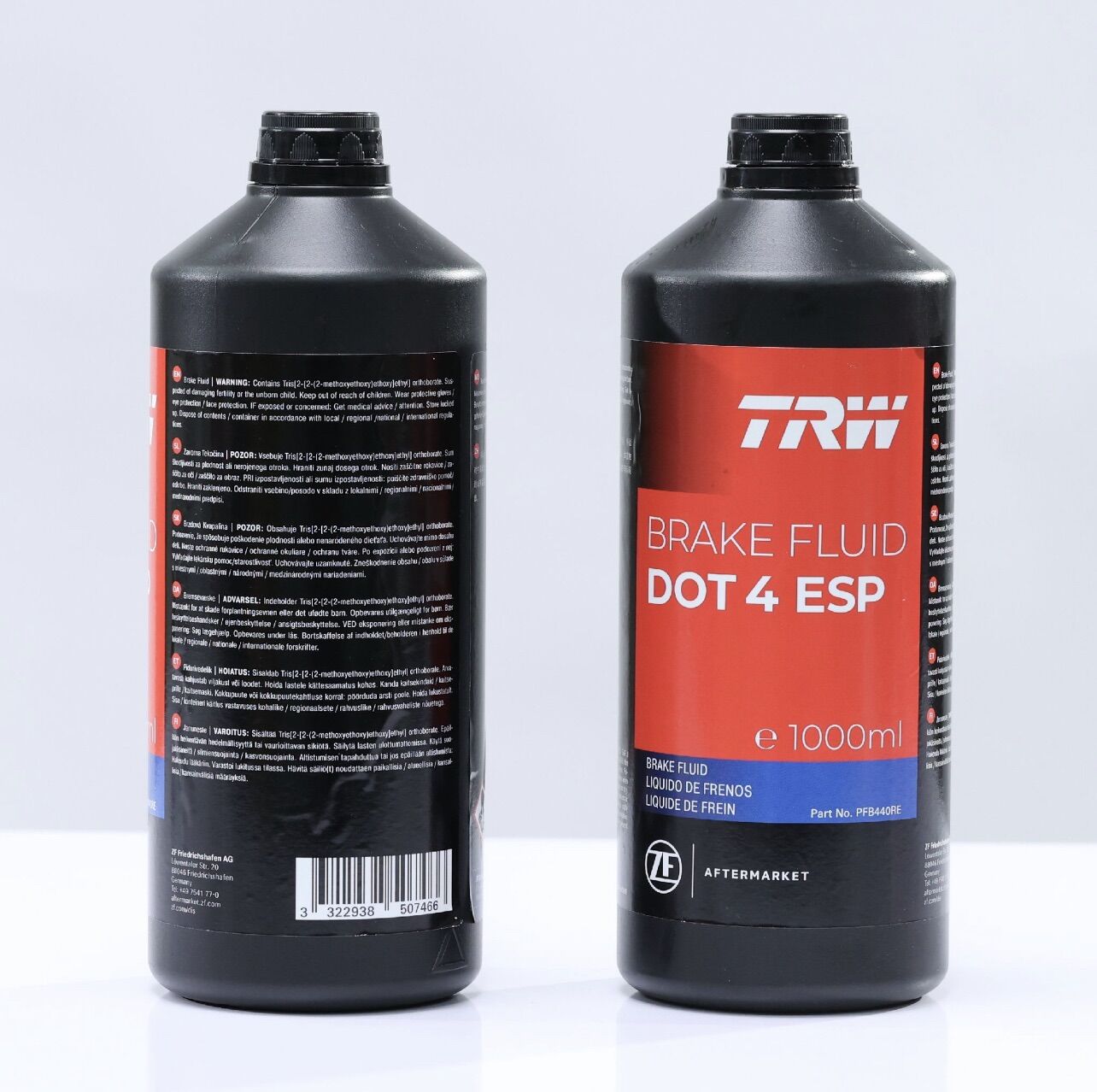 TRW น้ำมันเบรค DOT4 ESP ขนาด 1000 ml. TRW Brake Fluid - COB AutoParts ...