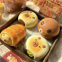 hot toys | Capybara เบเกอรี่ช้า Rising Squishy Capybara ของเล่นขนมปัง Pastry เค้กบีบความเครียดบรรเทา Soft Rebound มือผ่อนคลายของขวัญ