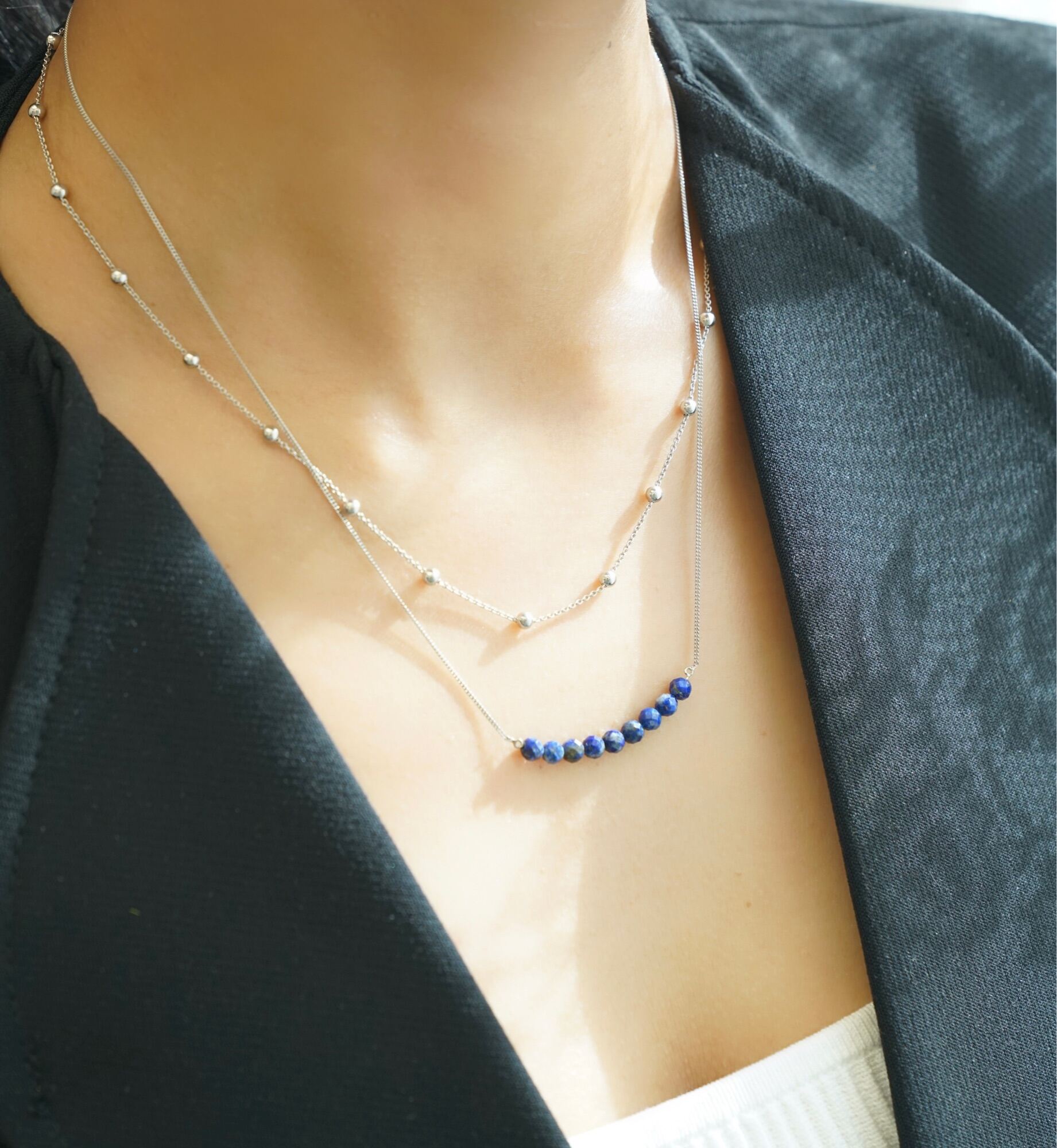 Saph necklace No.1 with Lapis Lazuli - SAPH - ThaiPick