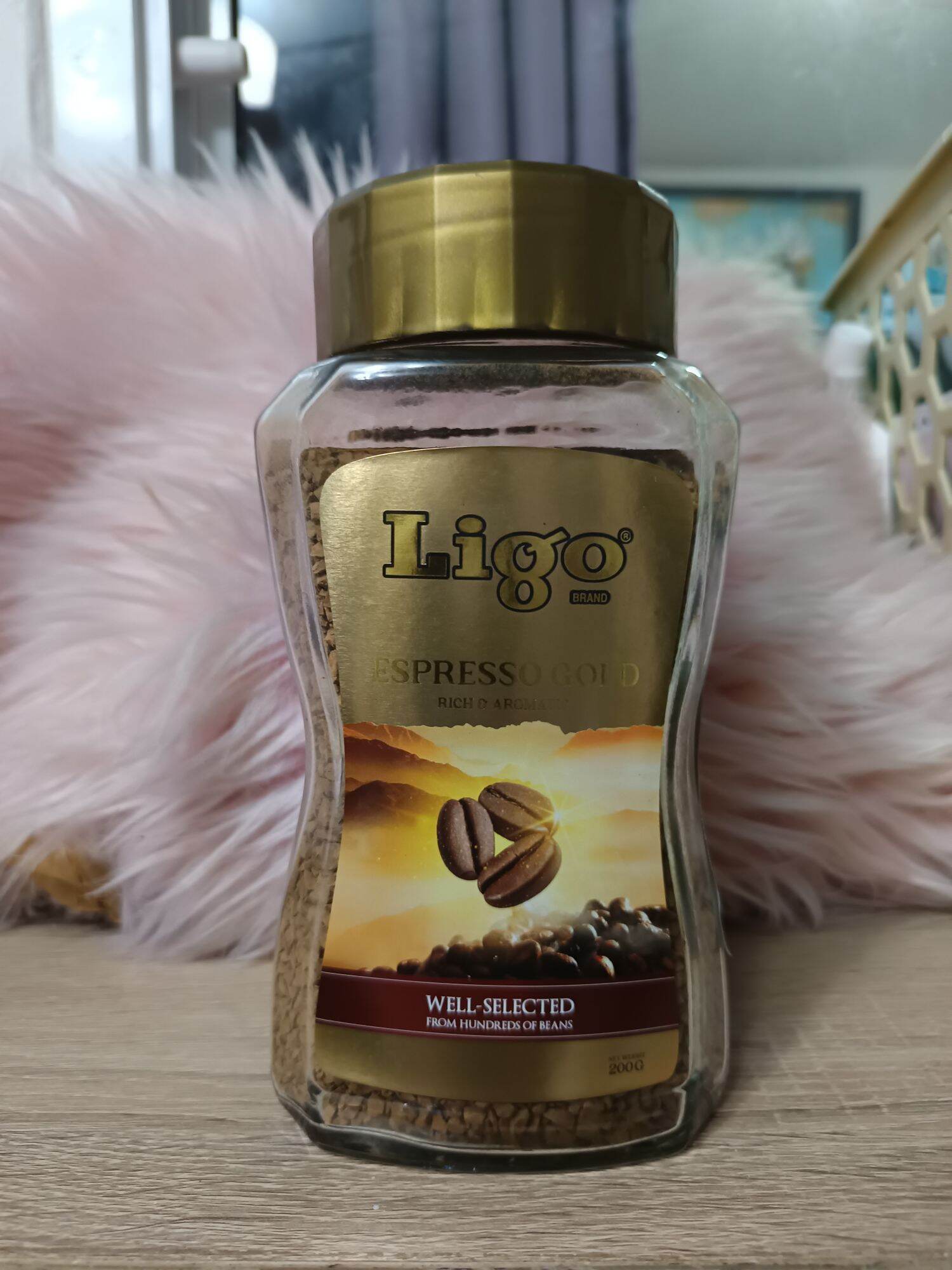 Ligo espresso gold กาแฟสำเร็จรูปชนิดฟรีซดราย 200 g.exp 10/2025 ราคา 245 บาท*ส่งฟรี