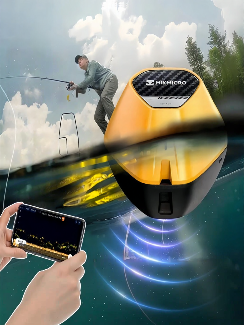 LUOSHIWANG | Wireless Sonar Fish Finder Water-proof Head ราคา 11,195 บาท*ส่งฟรี