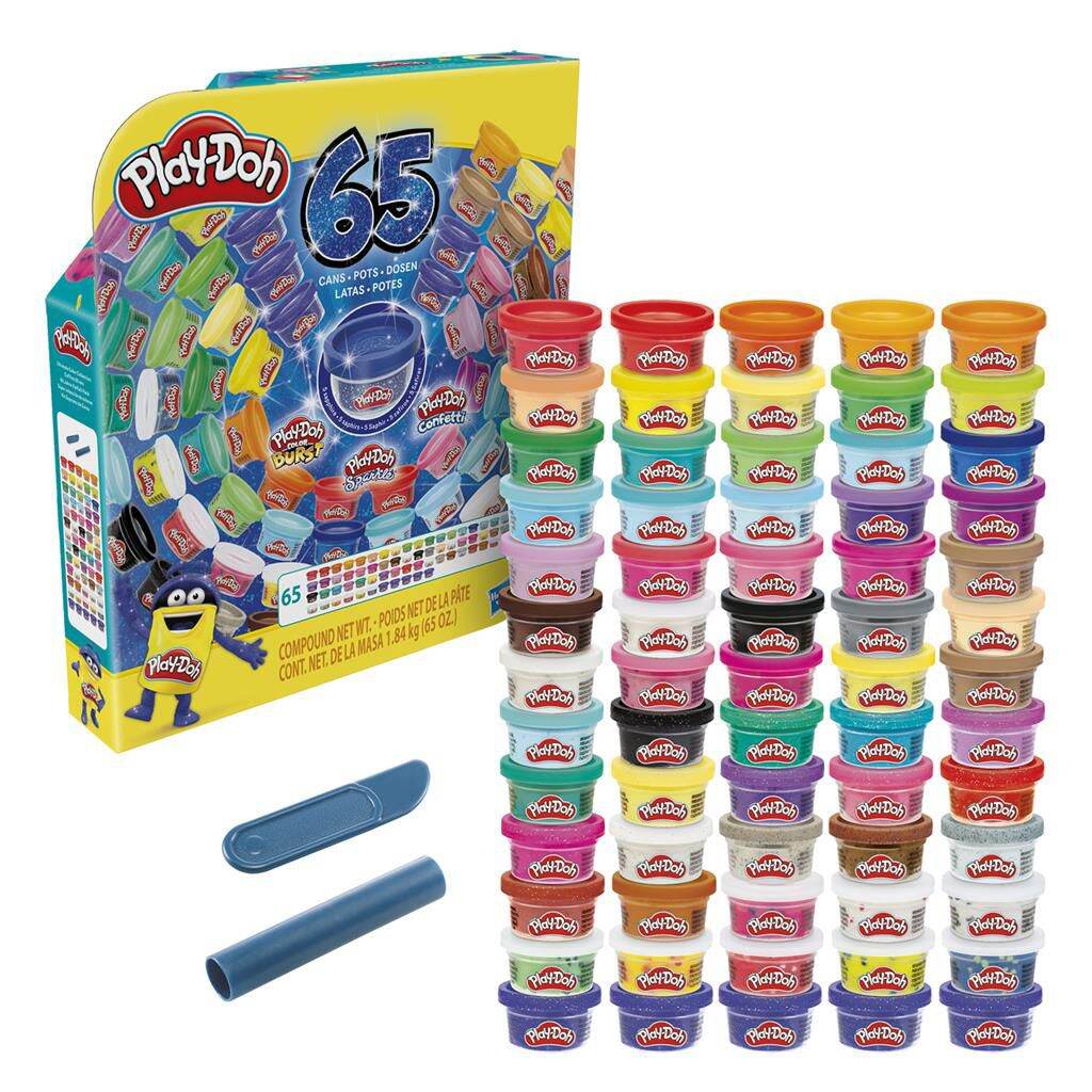 PLAY DOH ORIGINAL 65 CANS CELEBRATION CORE PACK