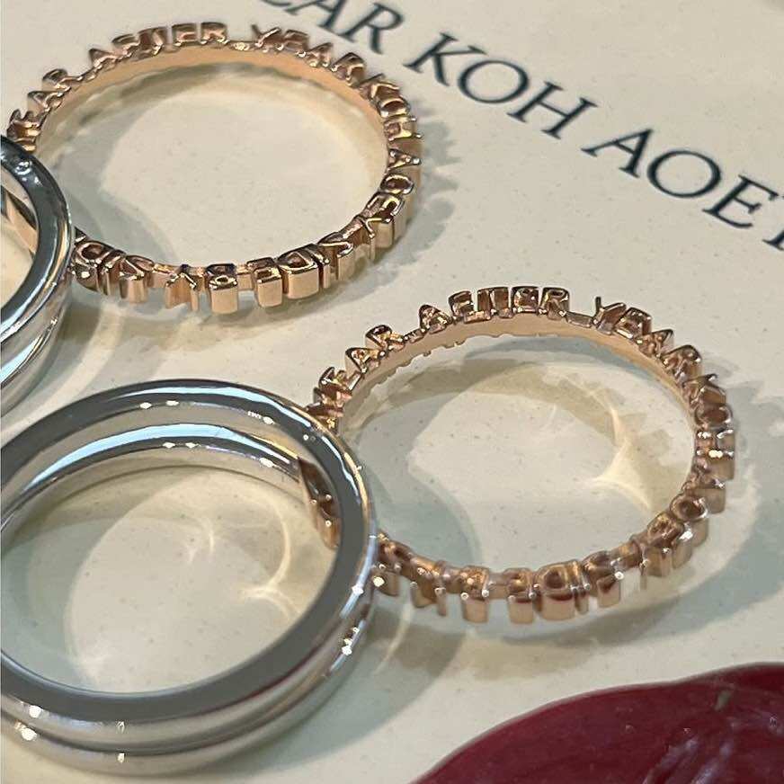 [Silver ชุบ White Gold] Chapter2 “Secret Message Ring” แหวนซ่อนข้อความ ราคา 5,940 บาท*ส่งฟรี