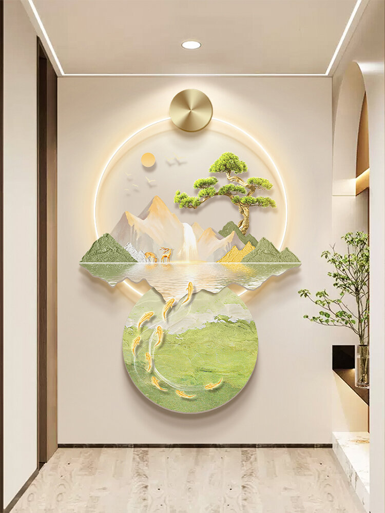 LTNS | Modern Minimalist Mountain Sunrise Decorative Painting ราคา 3,017 บาท*ส่งฟรี