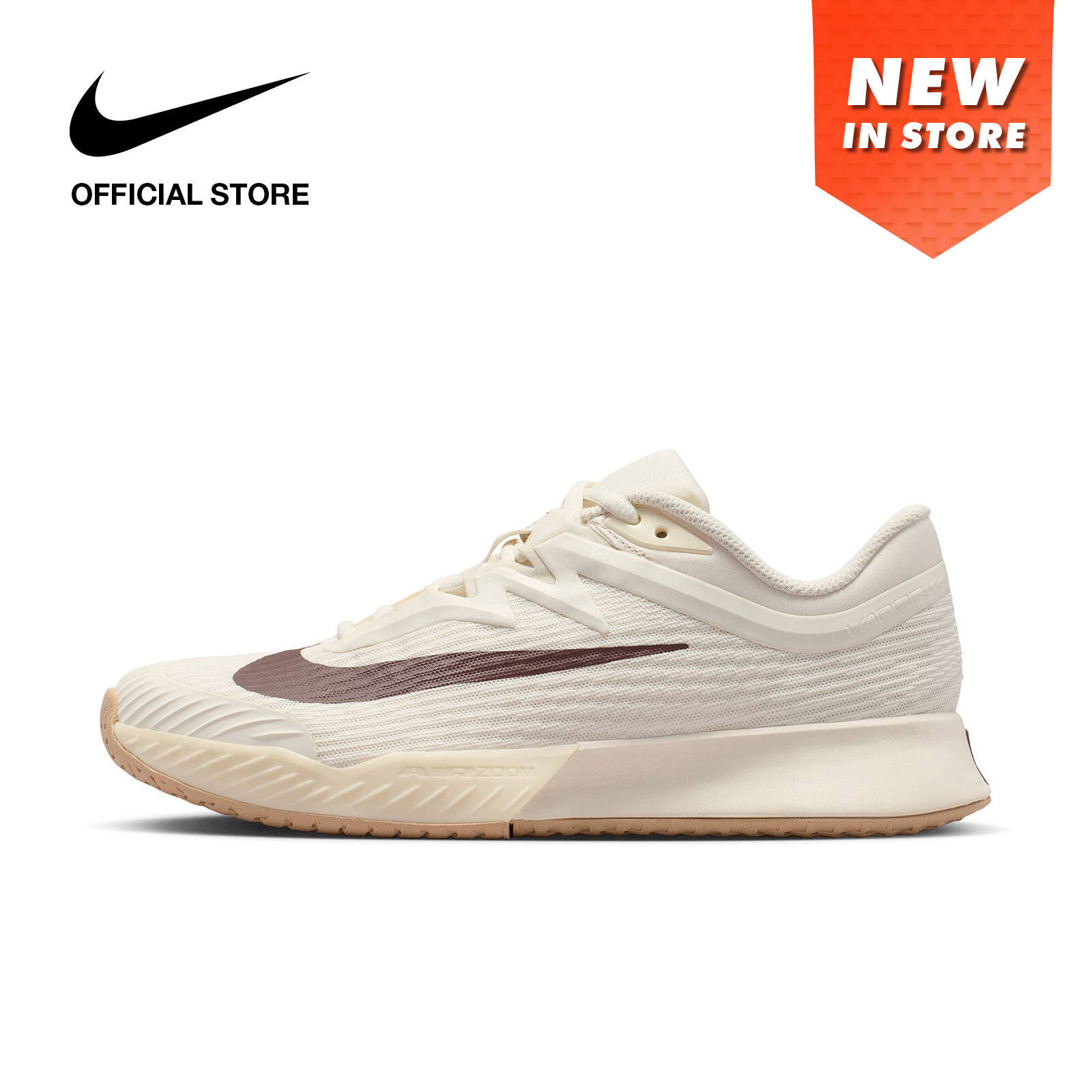Nike Women's Vapor Pro 3 Hard Court Tennis Shoes - Pale Ivory [FZ2158-109] ราคา 4,700 บาท*ส่งฟรี