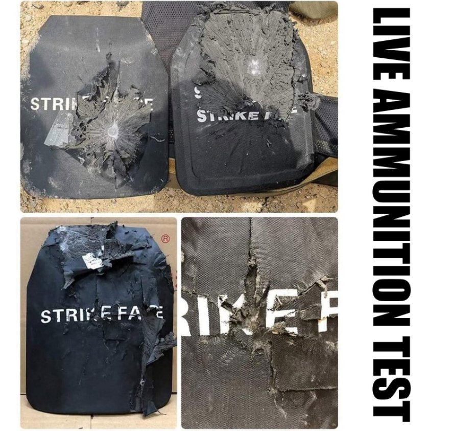 UNIONTAC NIJ IV Ballistic Plates 11"*14" big Size Armor 7.62 Plate Ceramic Bulletproof Panels level 4 stand alone plate with test report for tactical vest. 