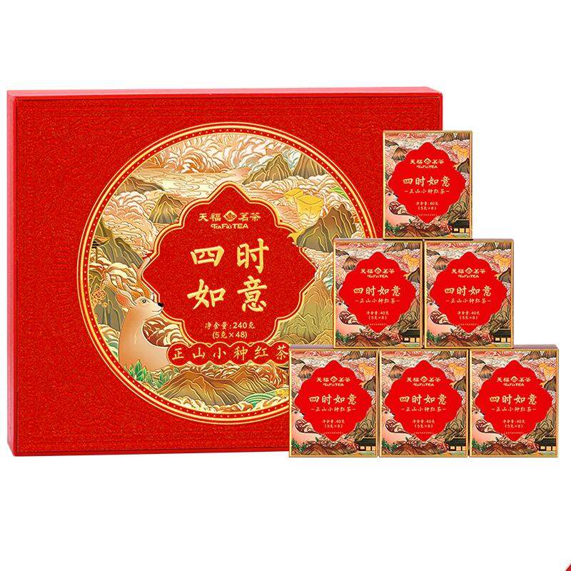 Ten Fu's Tea | Four Seasons Auspicious Keemun Red Tea Gift Box ราคา 9,725 บาท*ส่งฟรี
